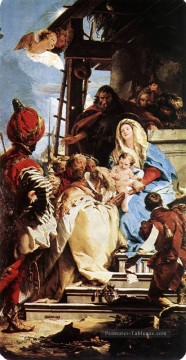 Adoration des Mages Giovanni Battista Tiepolo Peinture à l'huile